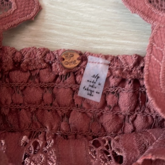 Free People Fairy Intimately Adella Longline Bralette Copper - Picture 3 of 10